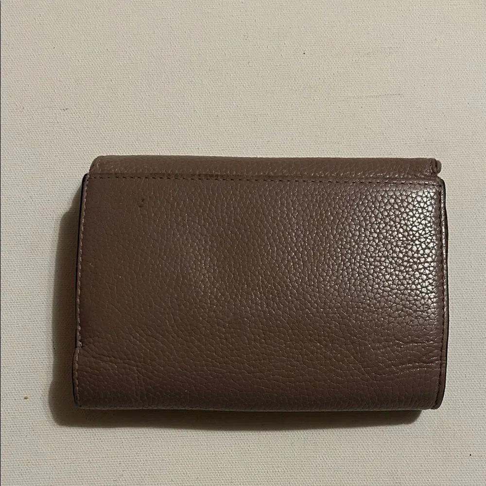 Kate Spade Taupe Leather Wallet